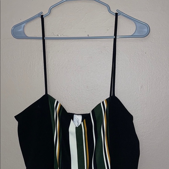 Plaid Strip Jumpsuit - Picture 3 of 6